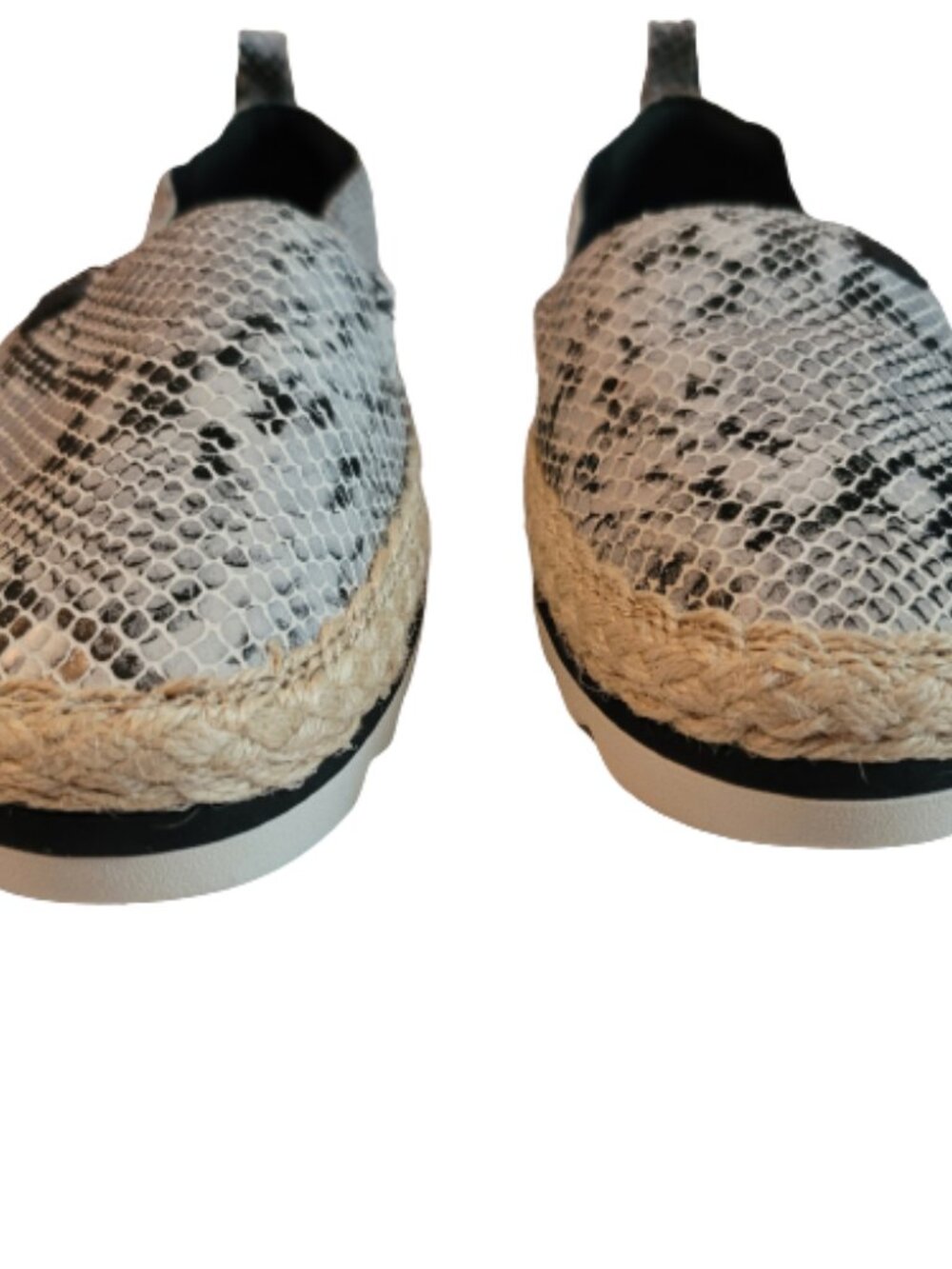 Timberland Women Slip-On Flats Size 8 Snakeskin Leather Espadrille Earthy Indie - Picture 11 of 13